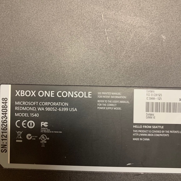 xbox Video Games & Consoles Xbox One W Black Controller And Power